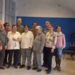 Csoportkép 1., a résztvevők az oktatóval a márciusi szabadidős klubon