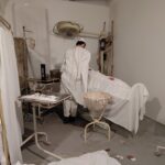 A pincekórház felszerelésének egy része